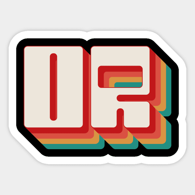 Oregon Sticker by n23tees